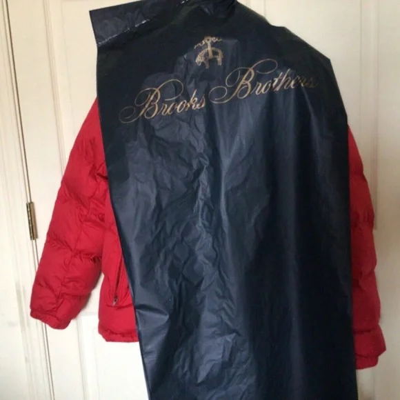 NWT Brooks Brothers Men's Lightweight down Super Puffer Jacket Coat Red Size M